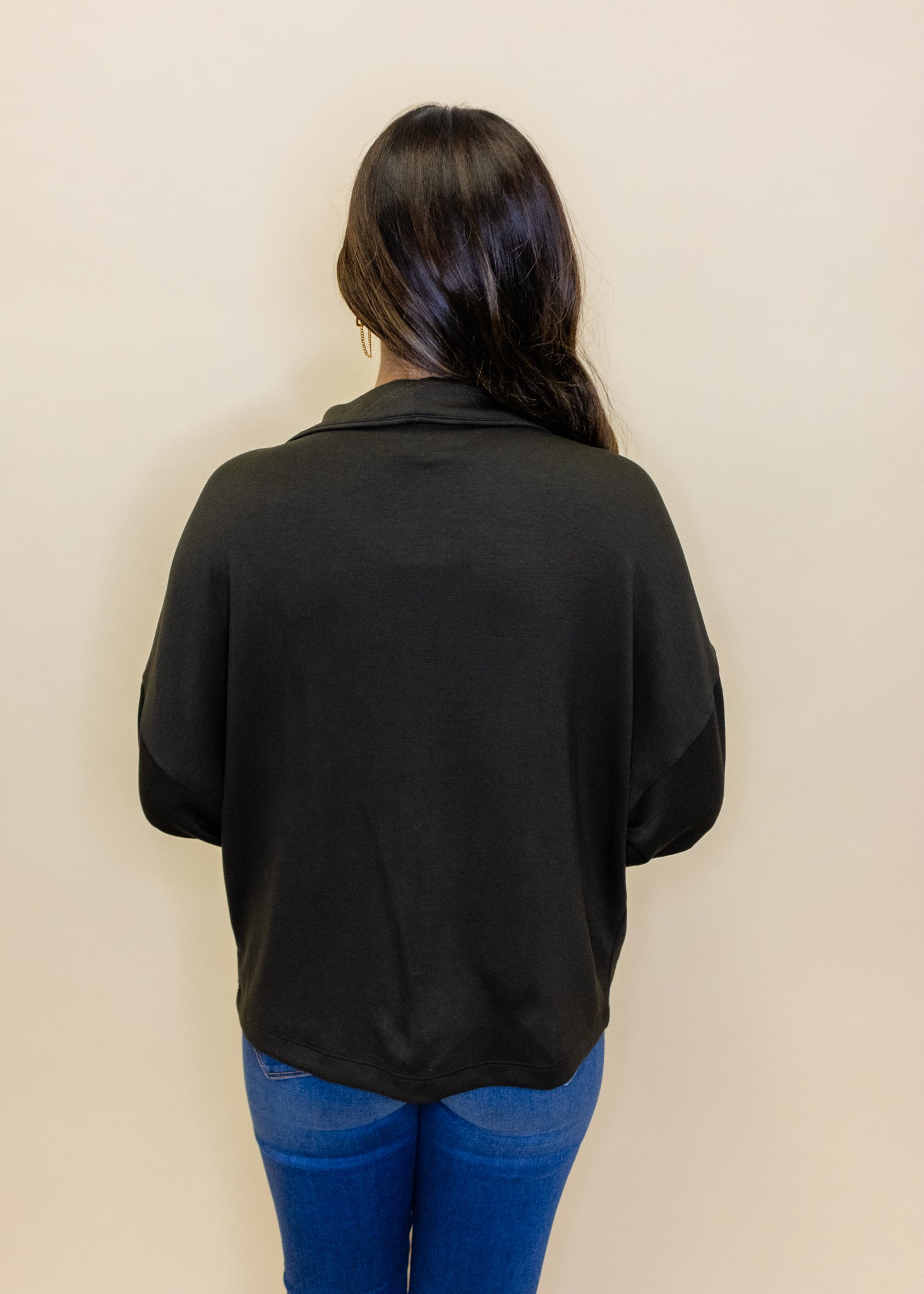 Brown High Neck Zipper Jacket