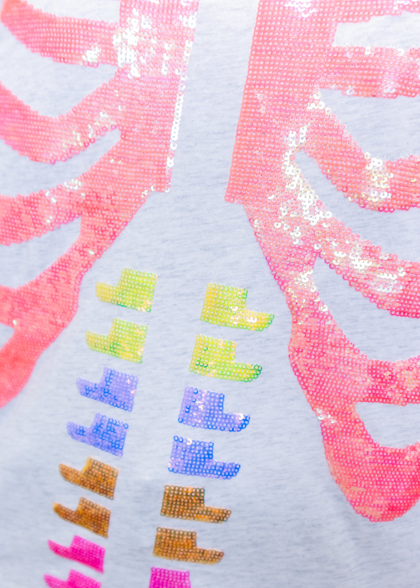 Grey Multi Skeleton Tee