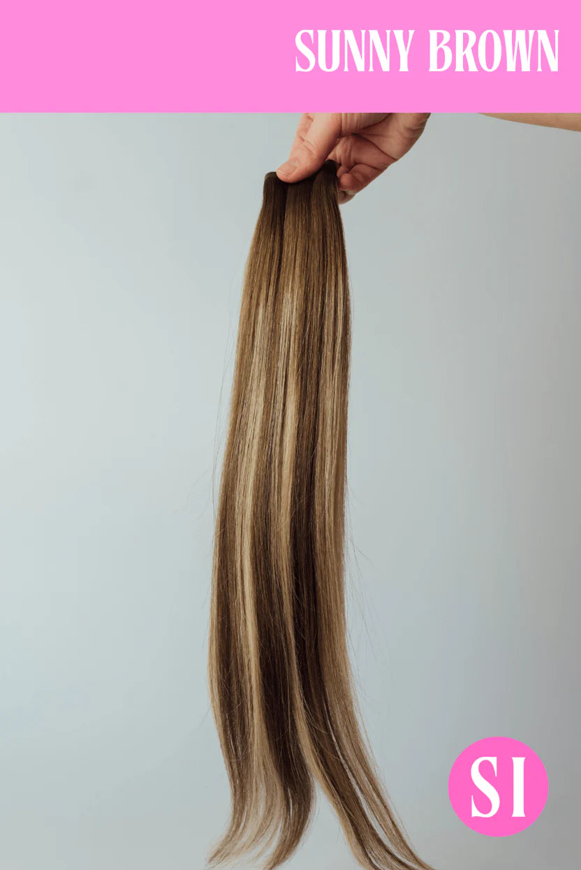 Sunny Brown Hair Extensions 16"