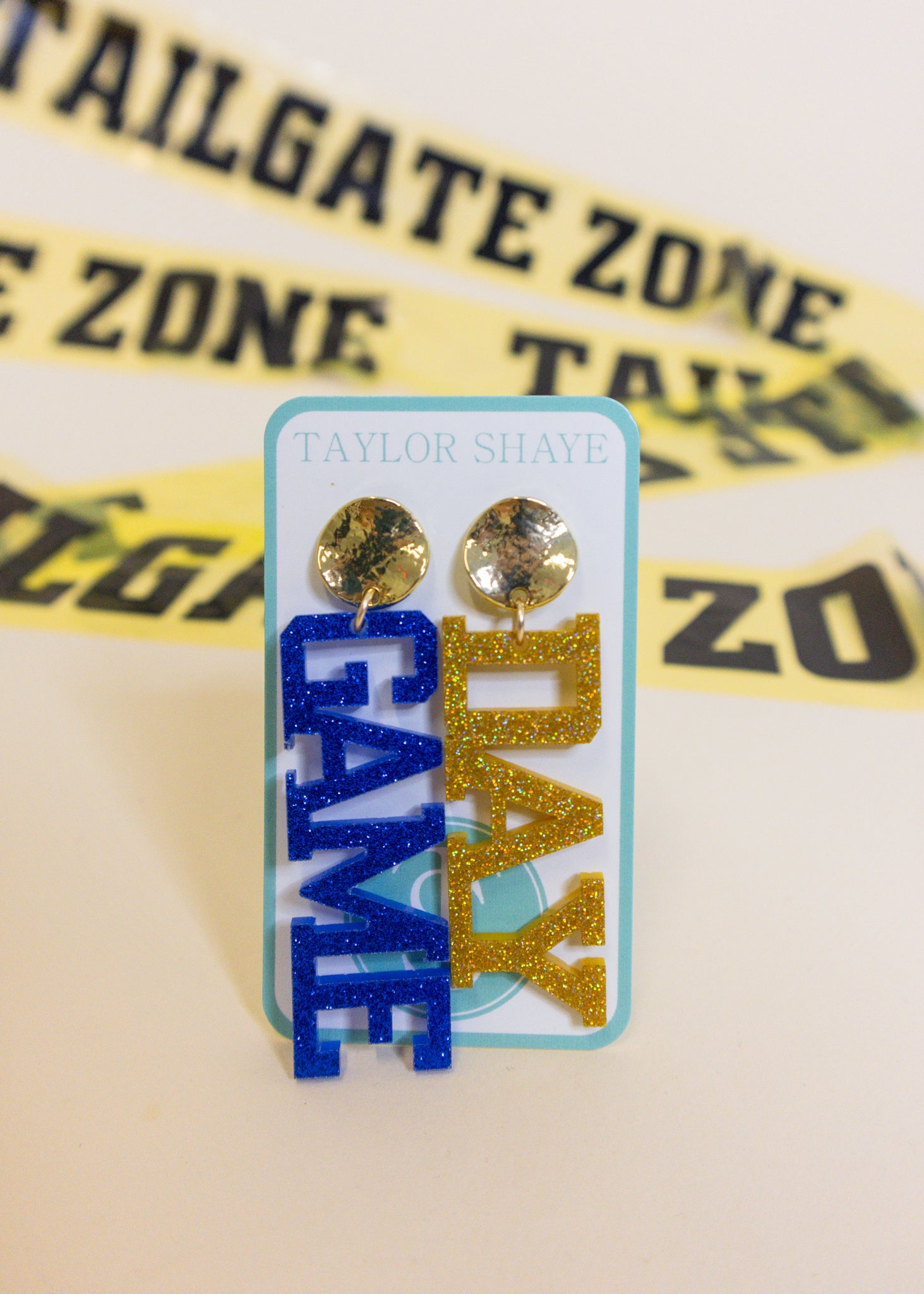 Blue & Gold GameDay Earrings