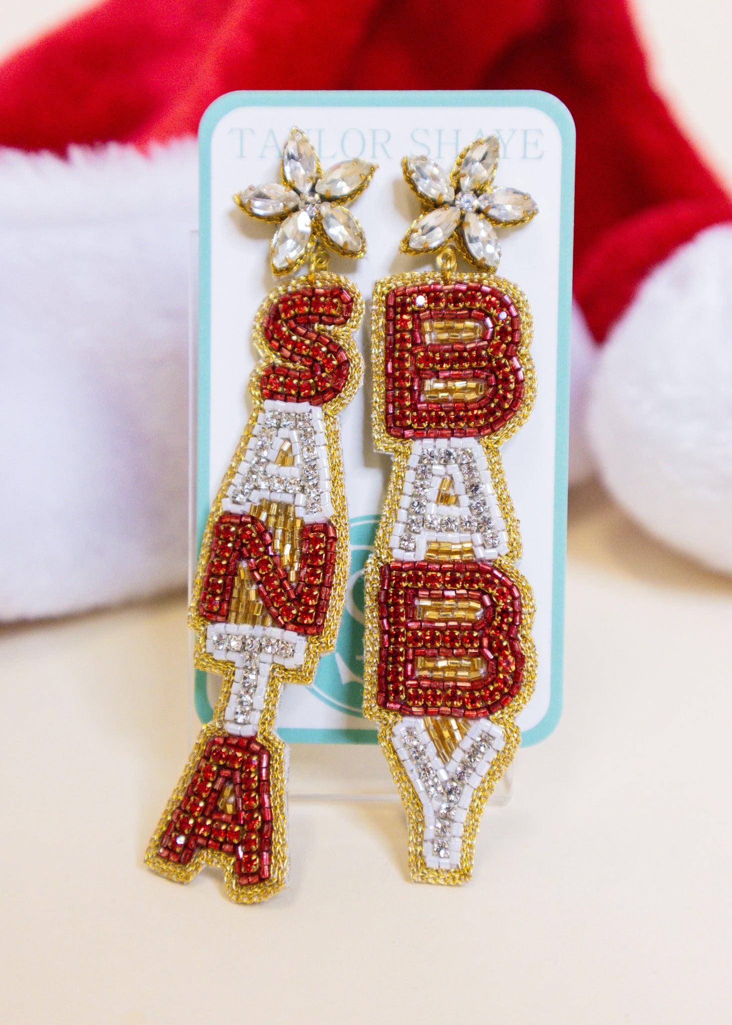 Santa Baby Beaded Earrings