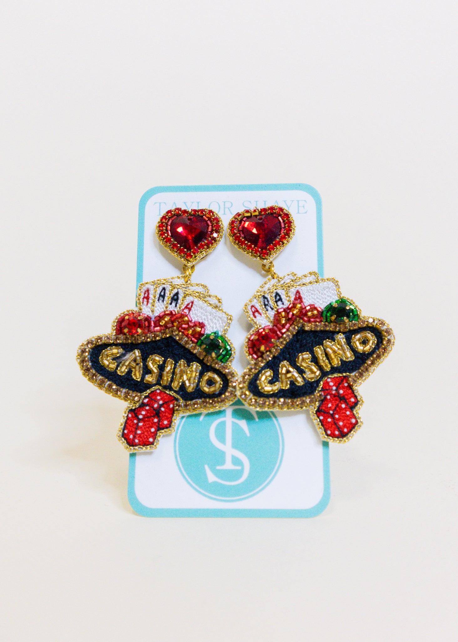 Casino Beaded Earrings