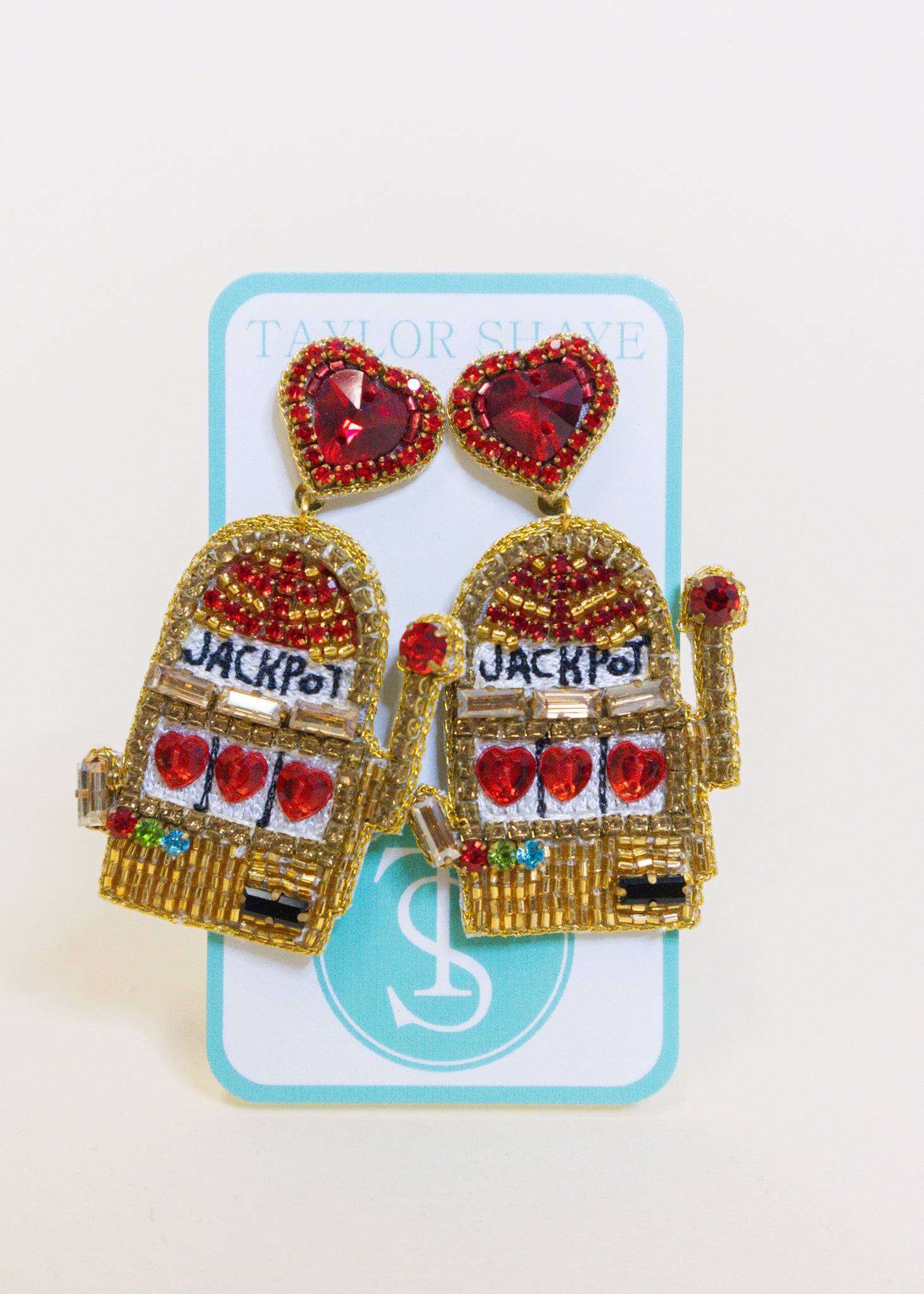 Jackpot Slot Beaded Earrings