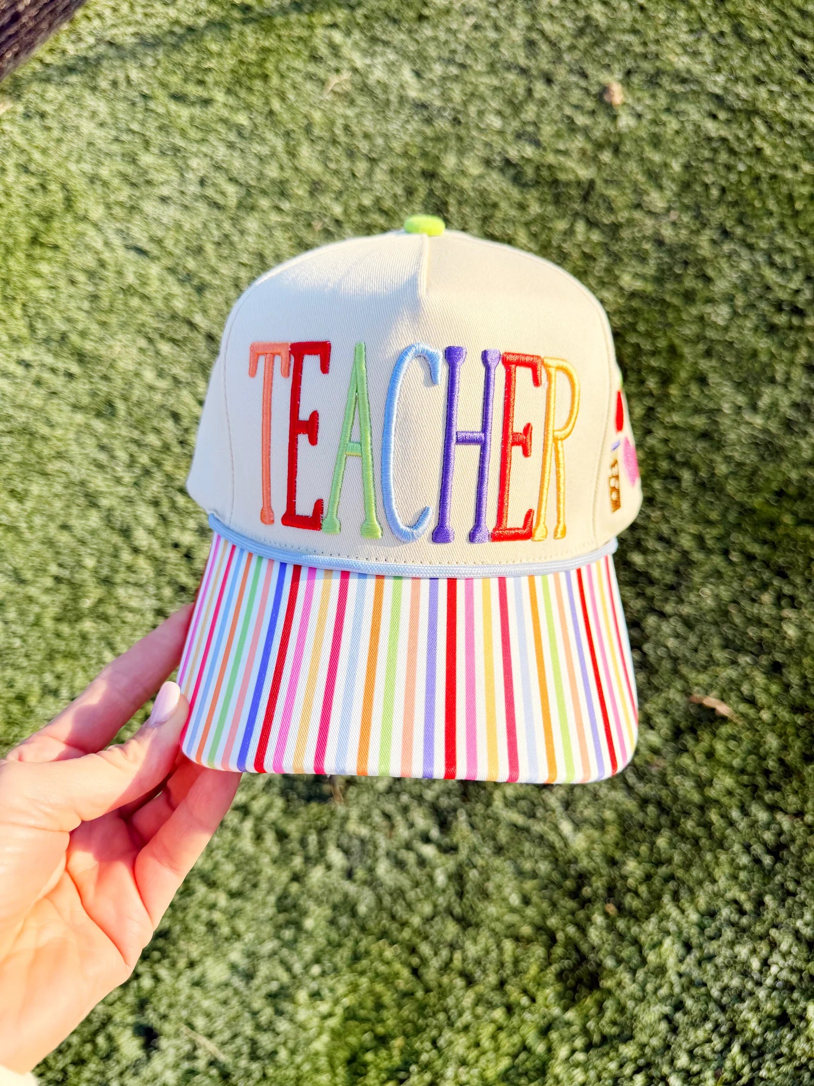 Teacher Embroidered Hat
