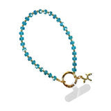 Clip & Go Beaded Bedazzled Wristlet