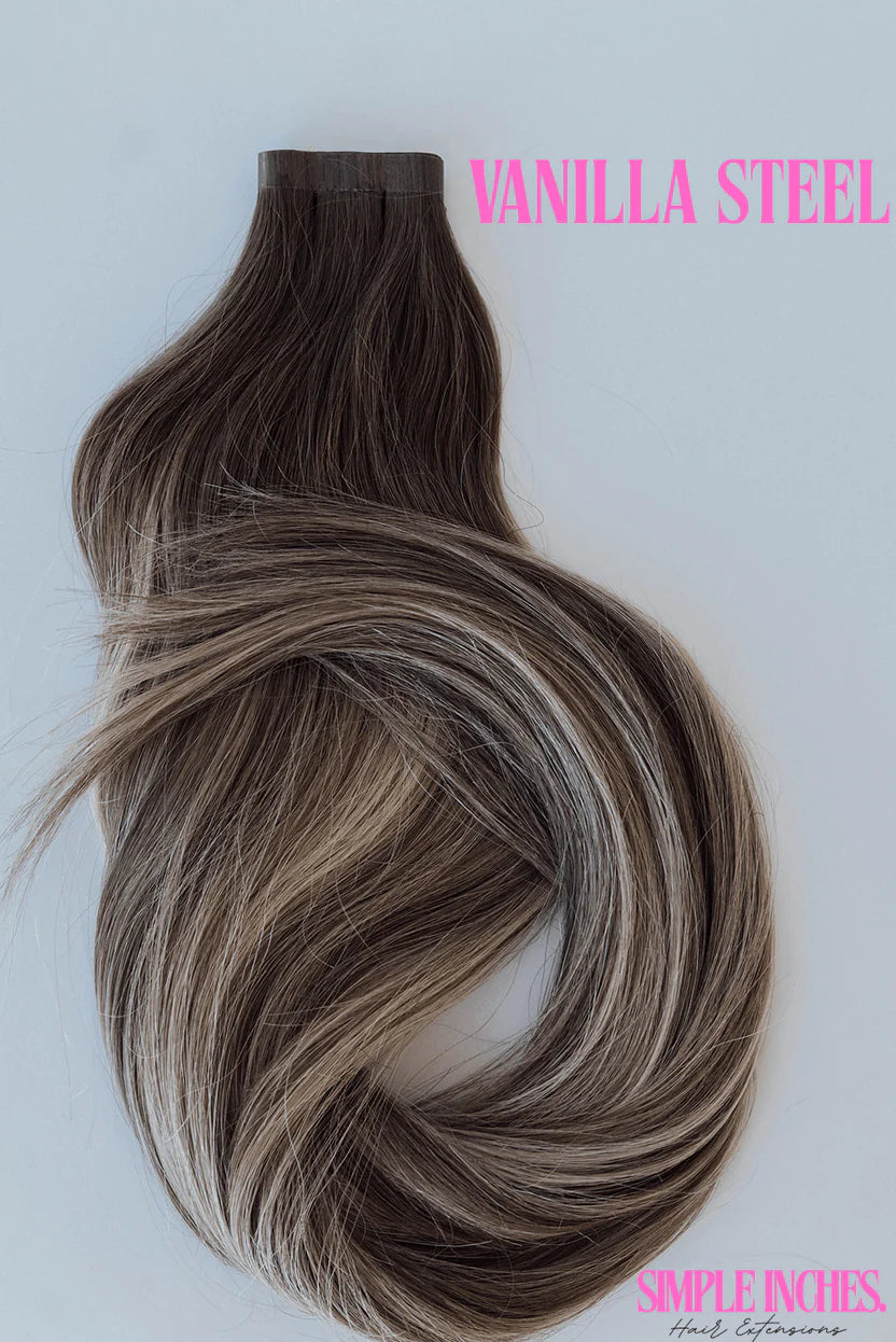 Vanilla Steel Hair Extensions 16"
