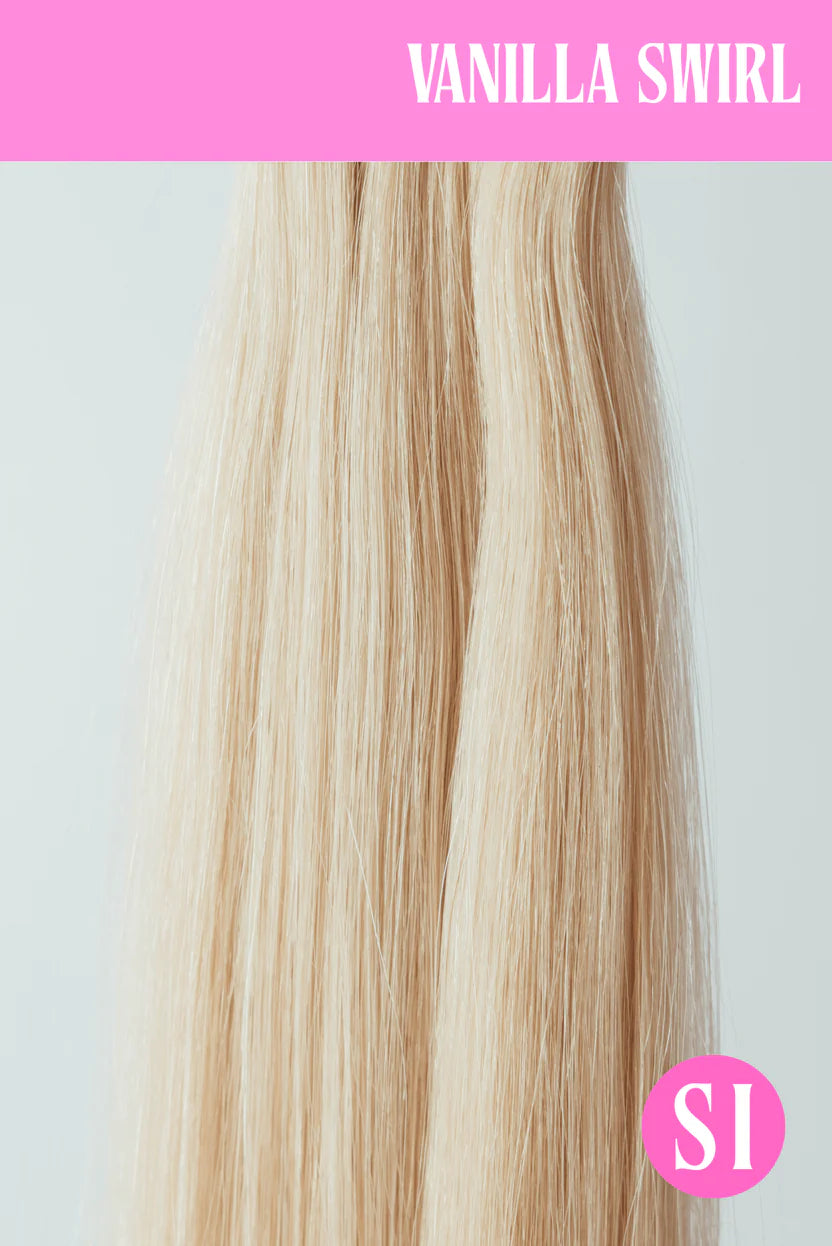 Vanilla Swirl Hair Extensions 16"